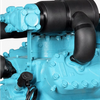 Zweistufiger 30-PS-Niedertemperatur-Kühlkompressor YBF6F-30.2DS