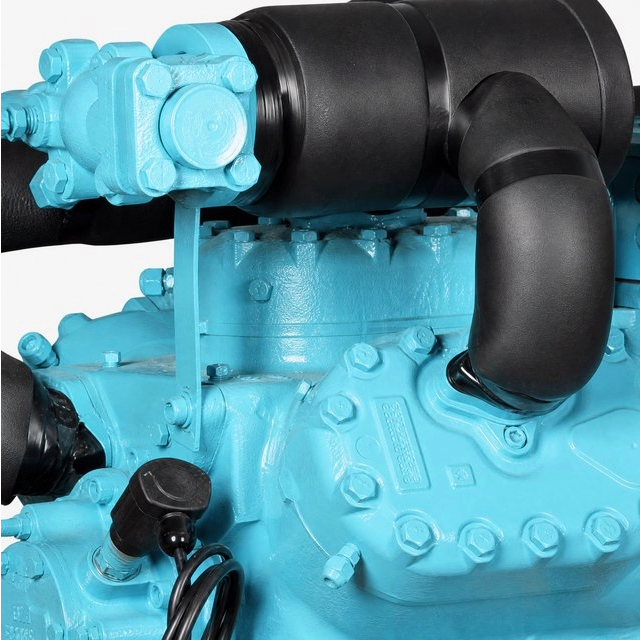 Zweistufiger 30-PS-Niedertemperatur-Kühlkompressor YBF6F-30.2DS